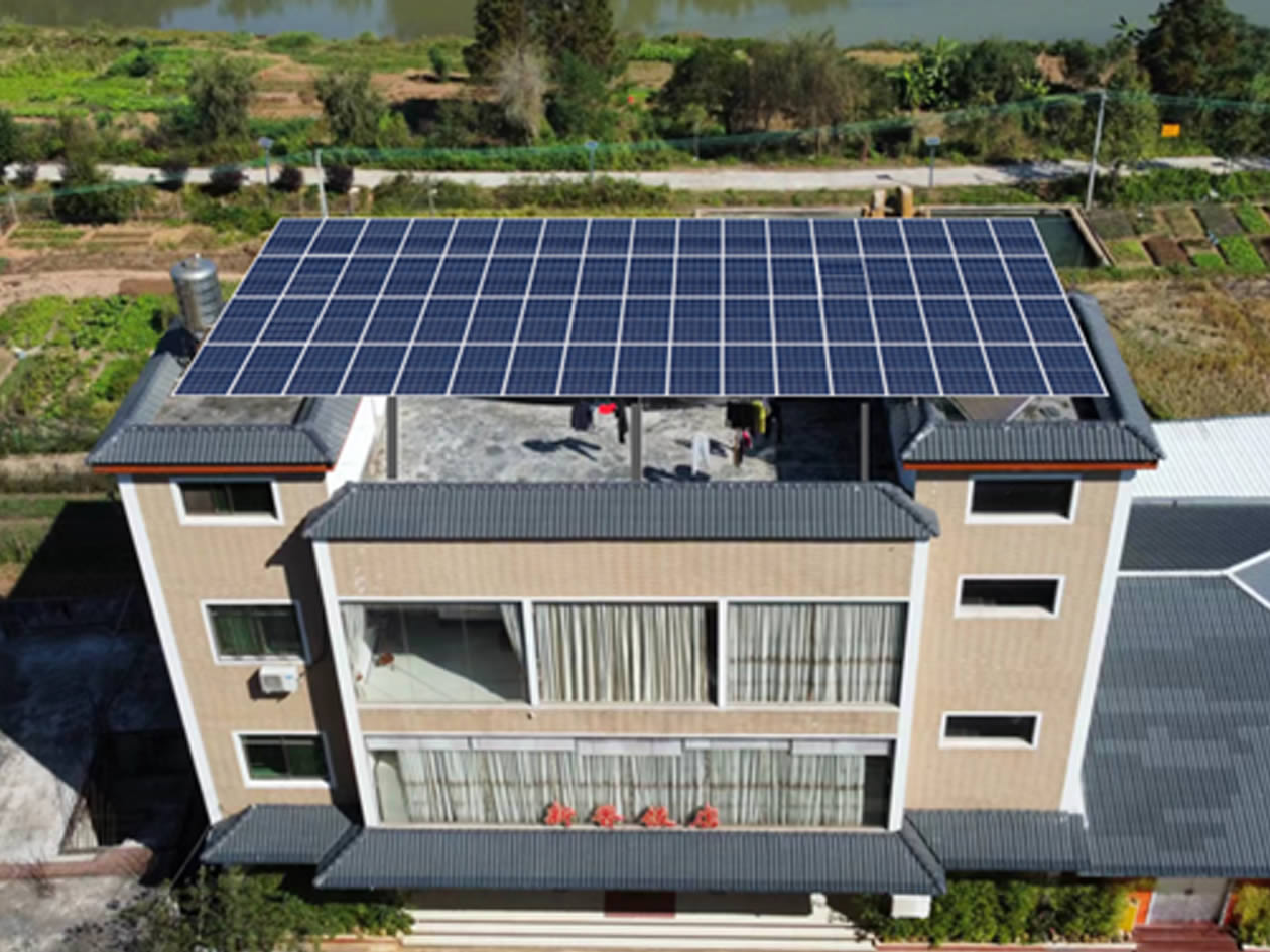 梅州市平远县热柘镇热柘村户用屋顶光伏项目